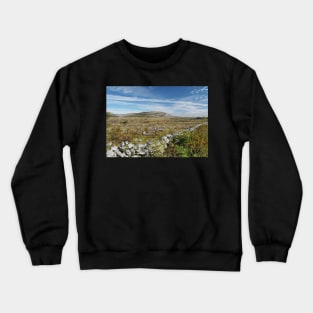 Mullaghmore, The Burren, Ireland Crewneck Sweatshirt